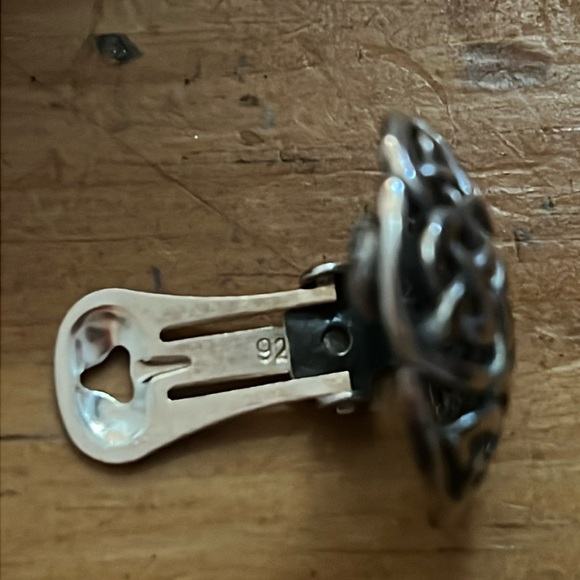 Sterling silver Celtic Knot Clip-on Earings - Picture 6 of 11